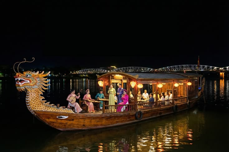 Evening Boat Ride on the Perfume River