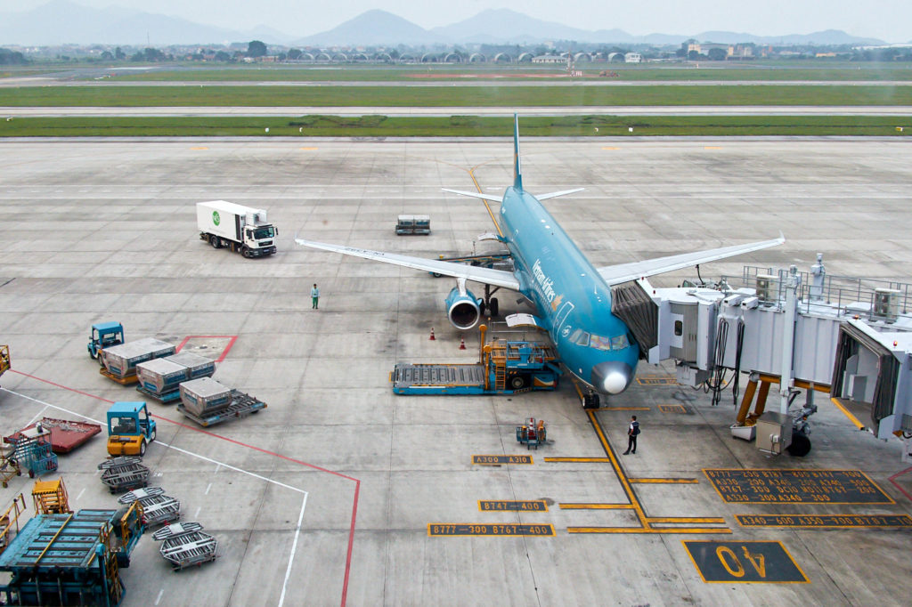 Flying from Hanoi to Hue