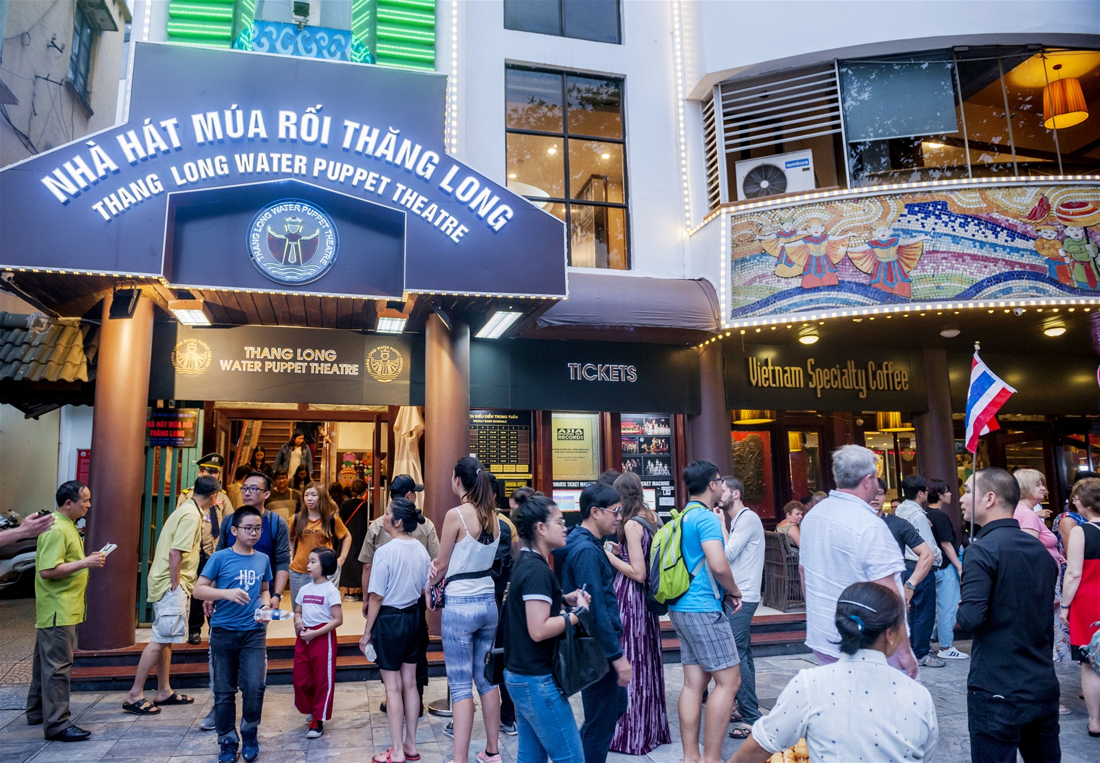 Thang Long Water Puppet Theatre where you will watch out the show