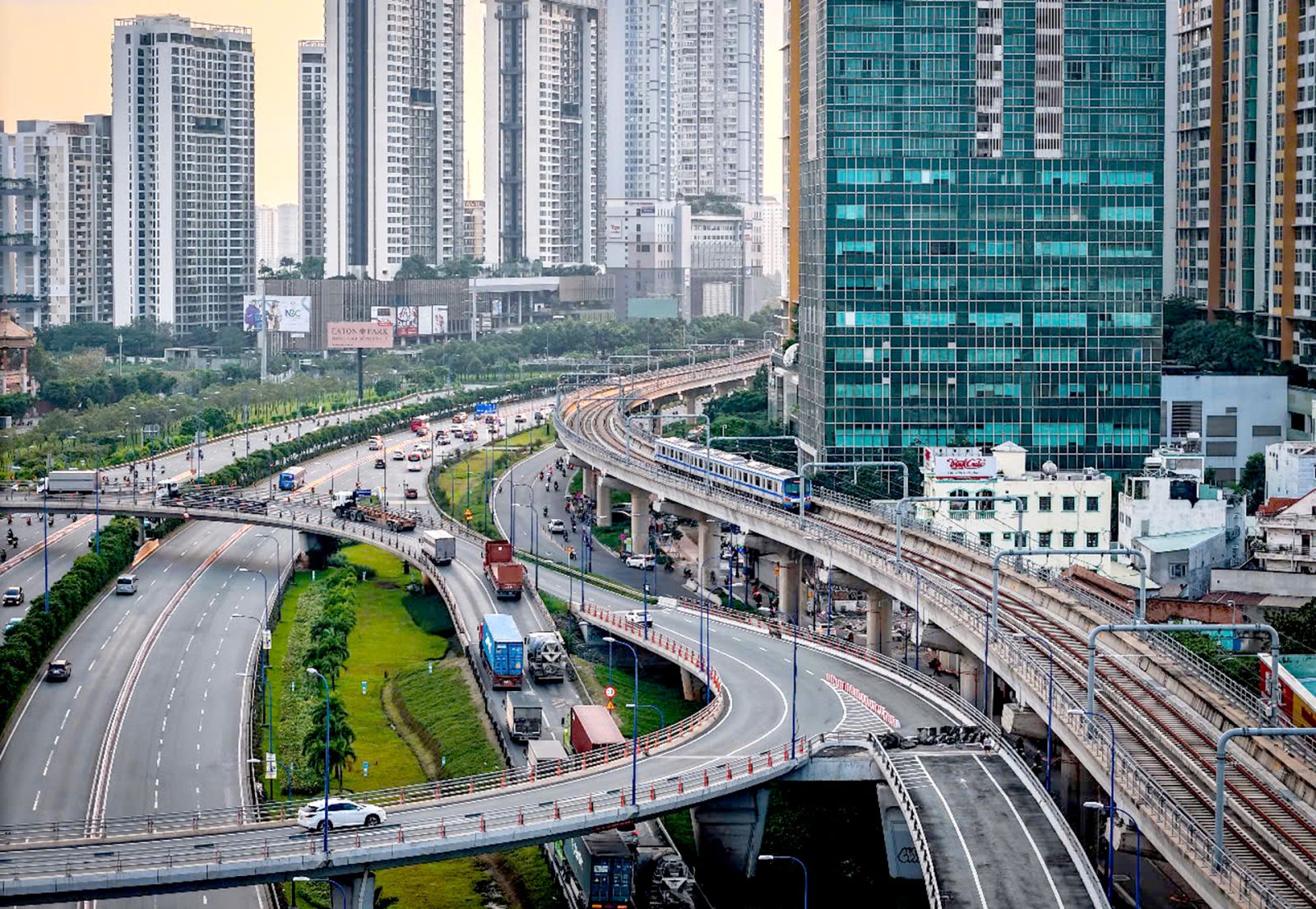 Traffic in Ho Chi Minh