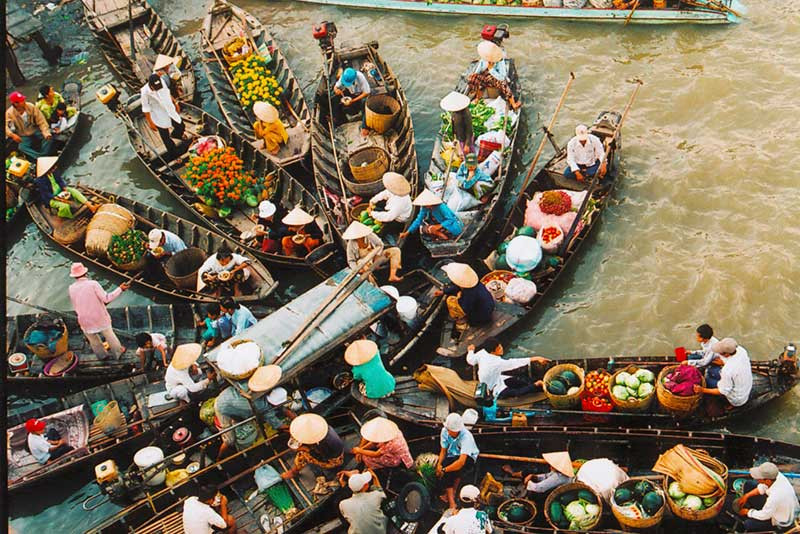 Cai Rang Floating Markets