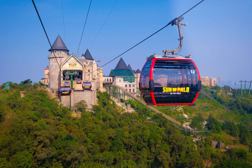 Cable Car in Ba Na Hills
